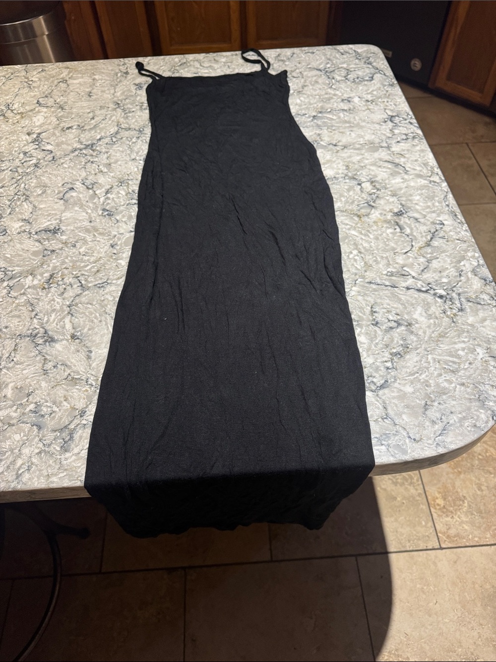 Nasal long black dress /cover up size small